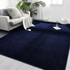 Area Rugs for Bedroom Living Room, 4x6 Navy Blue Super Soft Comfy Thickened