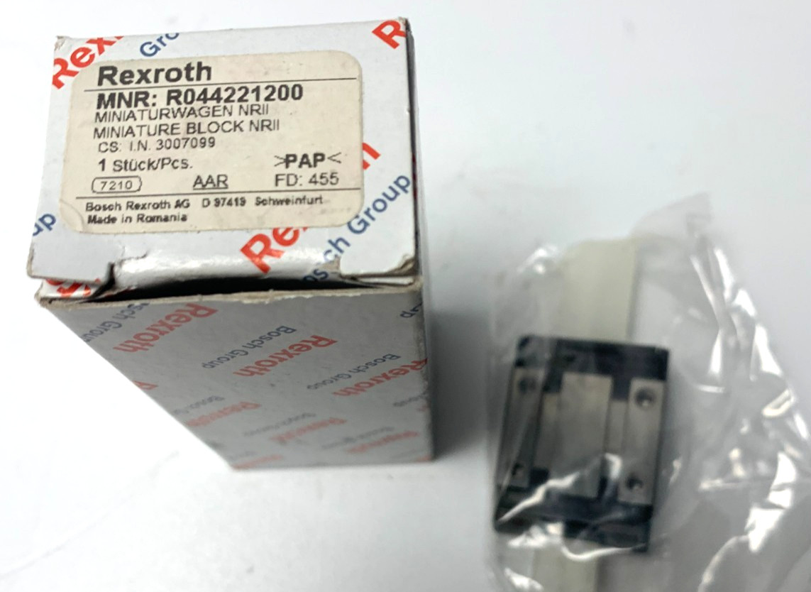 BOSCH REXROTH R044221200 Miniature Ball Runner Block MWA-012-SNS-C1-P-3