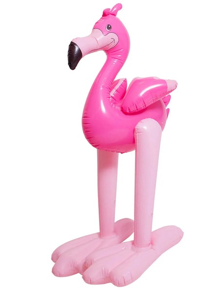 Aufblasbarer Flamingo - Partydeko Zum Aufpusten FüR Eine Tierische Mottoparty,-image