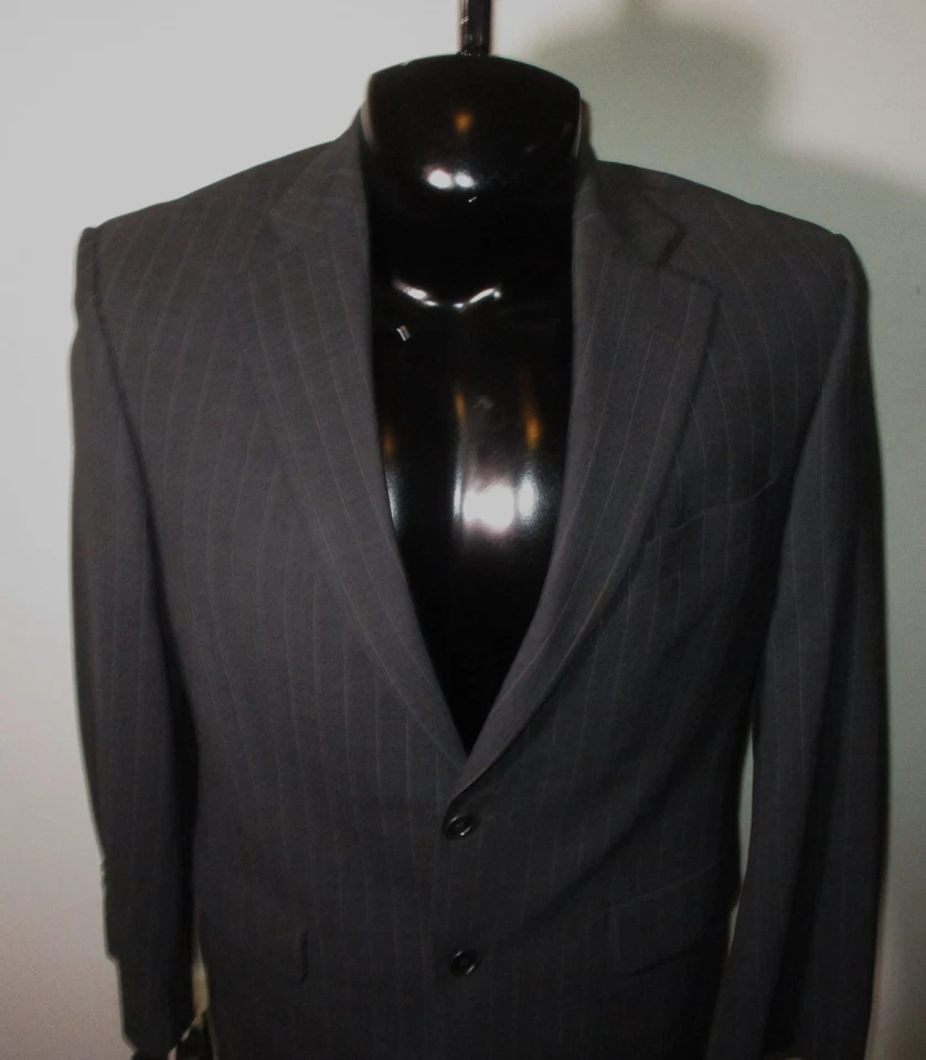 BROOKS BROTHERS Gray Wool 2 Pc Suit Men's Size 40 Short, 34X32 - Image 3 of 4