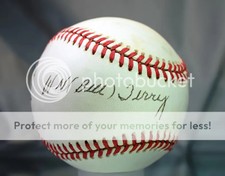 Bill Terry Signed Psa/dna Certed National League Baseball Autograph