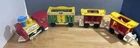 Vintage Fisher Price Circus Train #991 with 3 Cars 1970’s Little People