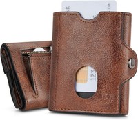 Bostanten GeldböRse Herren Rfid Slim Portemonnaie Mit MüNzfach Lederoptik