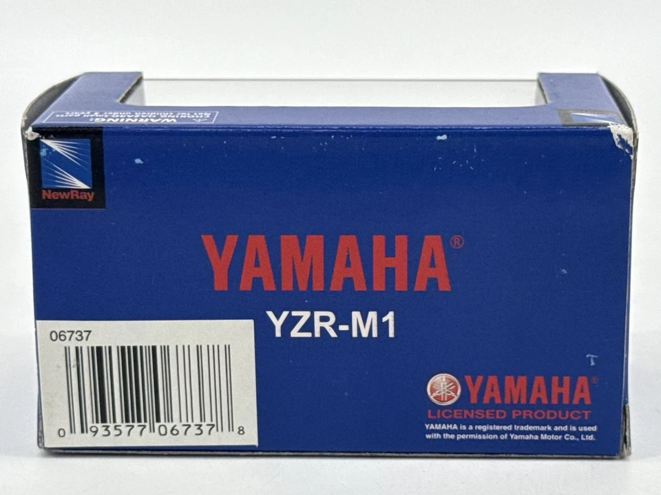 Motocicleta NewRay Yamaha YZR-M1 2006 fundida a presión 1:32 con estuche Foto 4 de 4