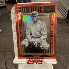 2025 Panini Three and Two - Legendary Edd Roush #L-ERS Orange /20