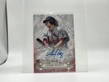 2016 Topps Tier One Breakout Auto /299 Stephen Piscotty #BOA-Sps Rookie Auto RC