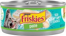 Purina Friskies Wet Cat Food 5.5 Ounce (Pack of 24), Sea Captain