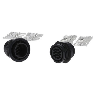 Kalitec KALI-2609C Round Plug Set 9 Pin with Cable Socket (Socket Type) IP65