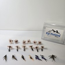 12ct Adams Classic Trout Fly Fishing Dry Flies - Size 16 - 7ct Nymph Flies 19ct 