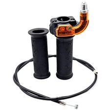 7/8" 22mm Twist Throttle Accelerator Grip and 39" Throttle Cable for 47cc-49cc