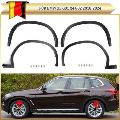 Für BMW X3 G01 X4 G02 18-24 Blenden Radlauf Kotflügel Verbreiterungen Stoßstange