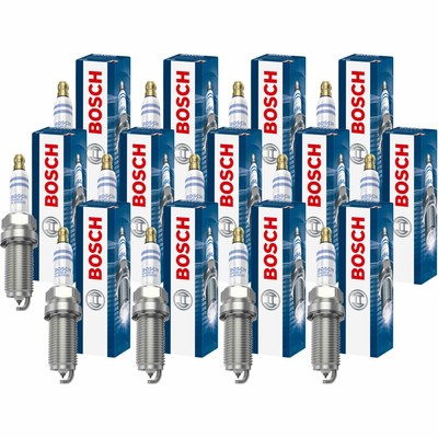 13x BOSCH Zündkerze Doppelplatin für Ford Focus C-Max BA7 2.0 Mazda 6 Hatchback