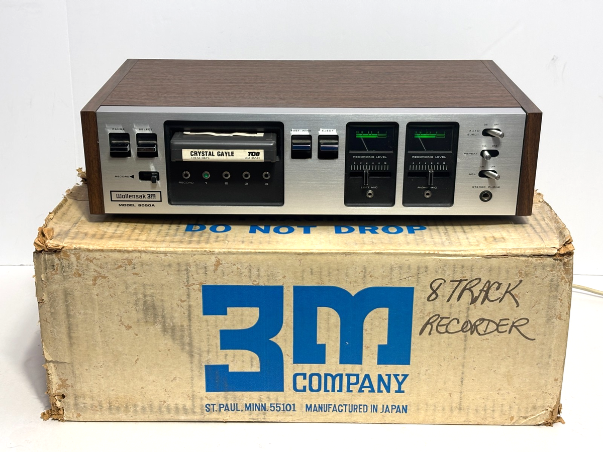 Wollensak 8050A Dolby 8 Track Stereo Tape Player Recorder for sale