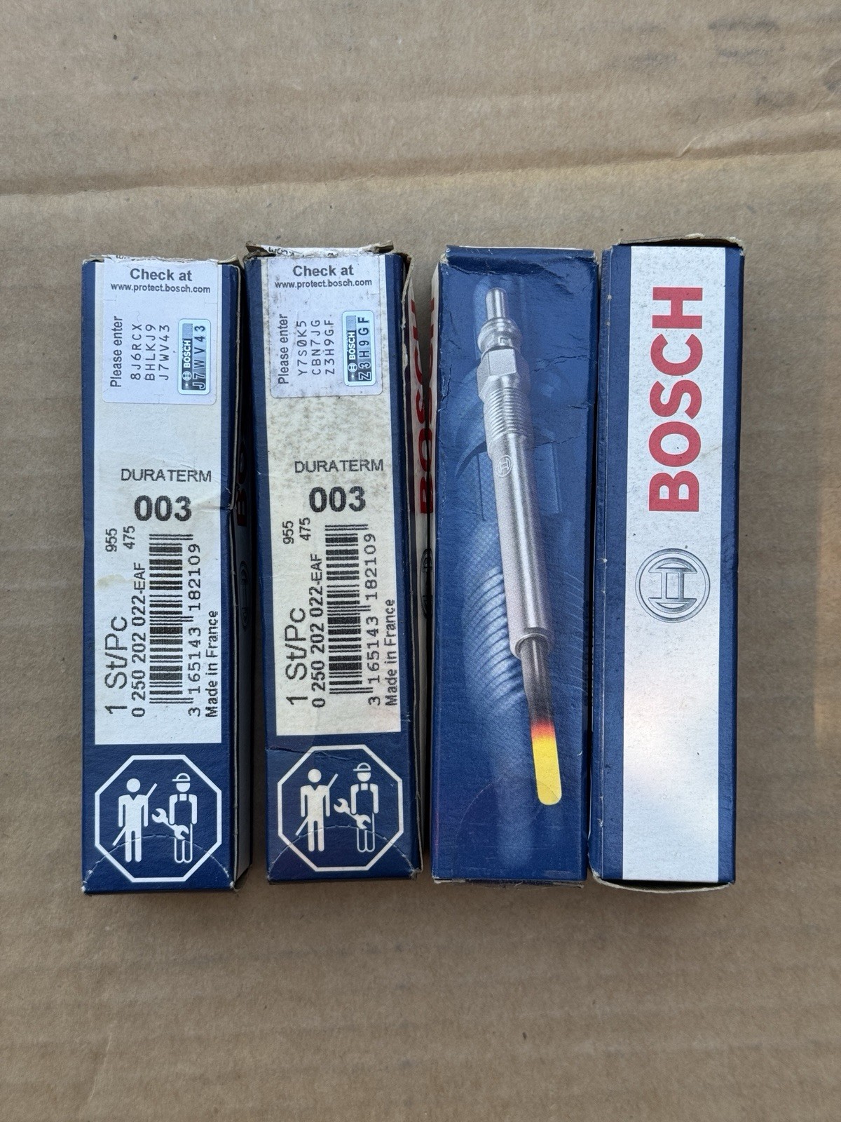 4X BOSCH 0250202022 GLOW PLUGS FOR AUDI A4 A6 SEAT SKODA OPEL VW GOLF III IV TDI