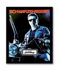 Terminator 2 Arnold Schwarzenegger Autographed Signed 11x14 Framed Photo ACOA