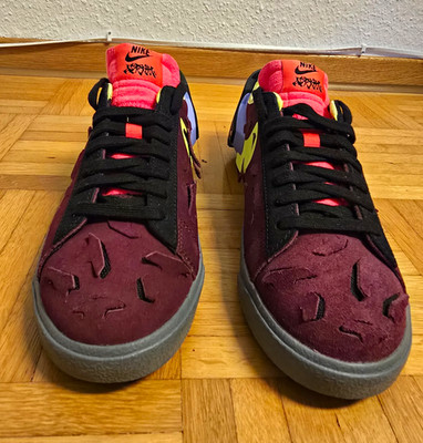 Nike Blazer Low x ACRONYM Night Maroon Lemon Venom Gr. 39 DN2067-600 Neu