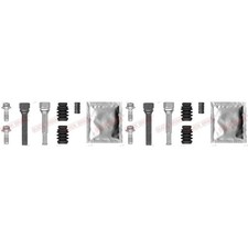 2X QUICK BRAKE FÜHRUNGSHÜLSEN-SATZ BREMSSATTEL VORNE passend für OPEL ADAM KARL 