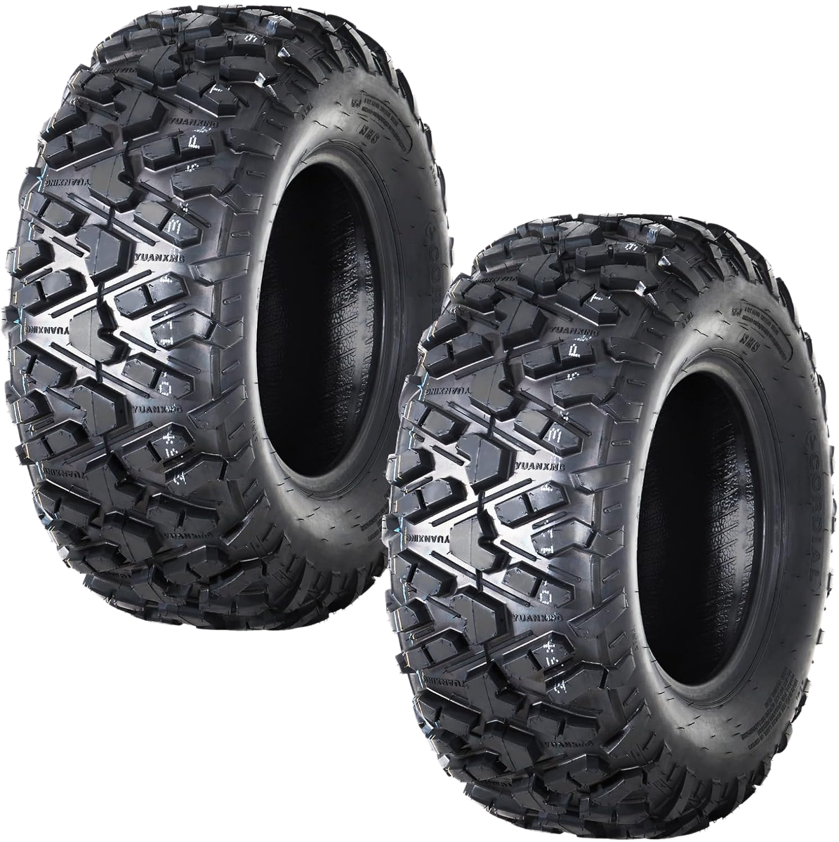 2X 26x9-12 ATV UTV Tires 26x11x12 All-Terrain ATV Tires for Rock