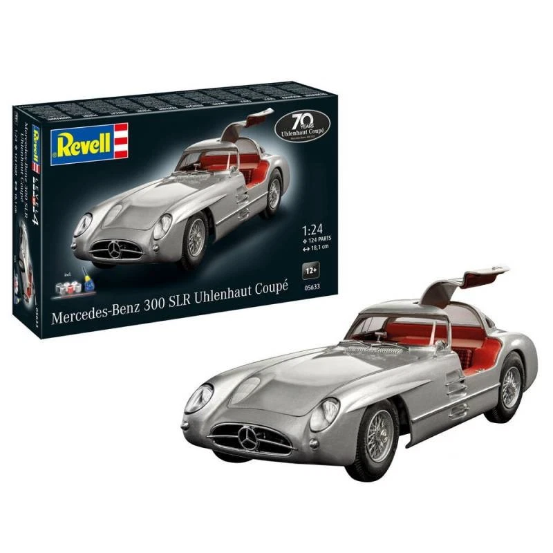 Modello Auto Mercedes-Benz 300 SLR Uhlenhaut Coupe |REVELL|05633| 1:24 - Immagine 2 di 4