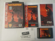 BattleTech: Armored Combat For Sega Genesis - CIB w/ Poster & RegCard