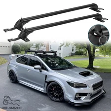 43.3" Top Roof Rack Cross Bar Luggage Carrier /w Lock For Subaru Impreza WRX STI