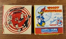 Vintage Whimseyland Cartoon Castle Films Reels Woody Woodpecker Popeye Lot Of 2