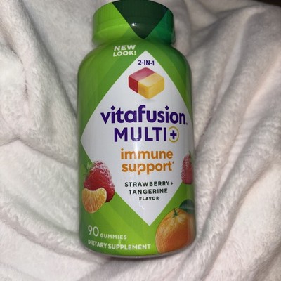 Multi+ Immune Support*   2-In-1 Benefits & Flavors   Adult Gummy Vitamins with V