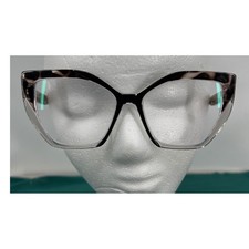 Womens Square Cat Eye Tortoise Shell Eyeglass Frames 57 17 147 Oversize Flex Arm