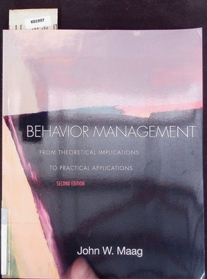 Behavior management. From theoretical implications to practical applications. Ma