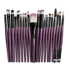 Professional Makeup Brush Set 20 pcs for Face Powder Concealer Eyeshadow Eyebrow