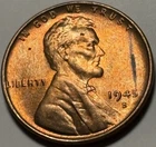 1945-S Lincoln Wheat Cent — Uncirculated MS Red 🔥 With Toning — Exact Coin