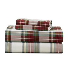 Comfort Spaces 100 Cotton Sheets Full, Breathable, Naturally Cool Cotton She...