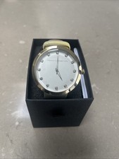 New Ladies French connection Watch Gold And Cream BOXED
