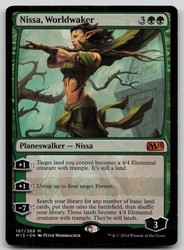 Nissa, Worldwaker - Magic 2015 (M15) - Mythic Rare