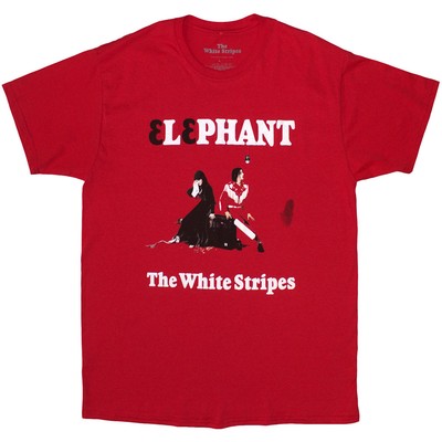 The White Stripes 'Elephant' (Rot) T-Shirt NEU