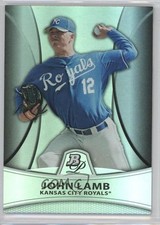 2010 Bowman Platinum Prospects Thick Stock Refractor 412/999 John Lamb #PP22 0l2