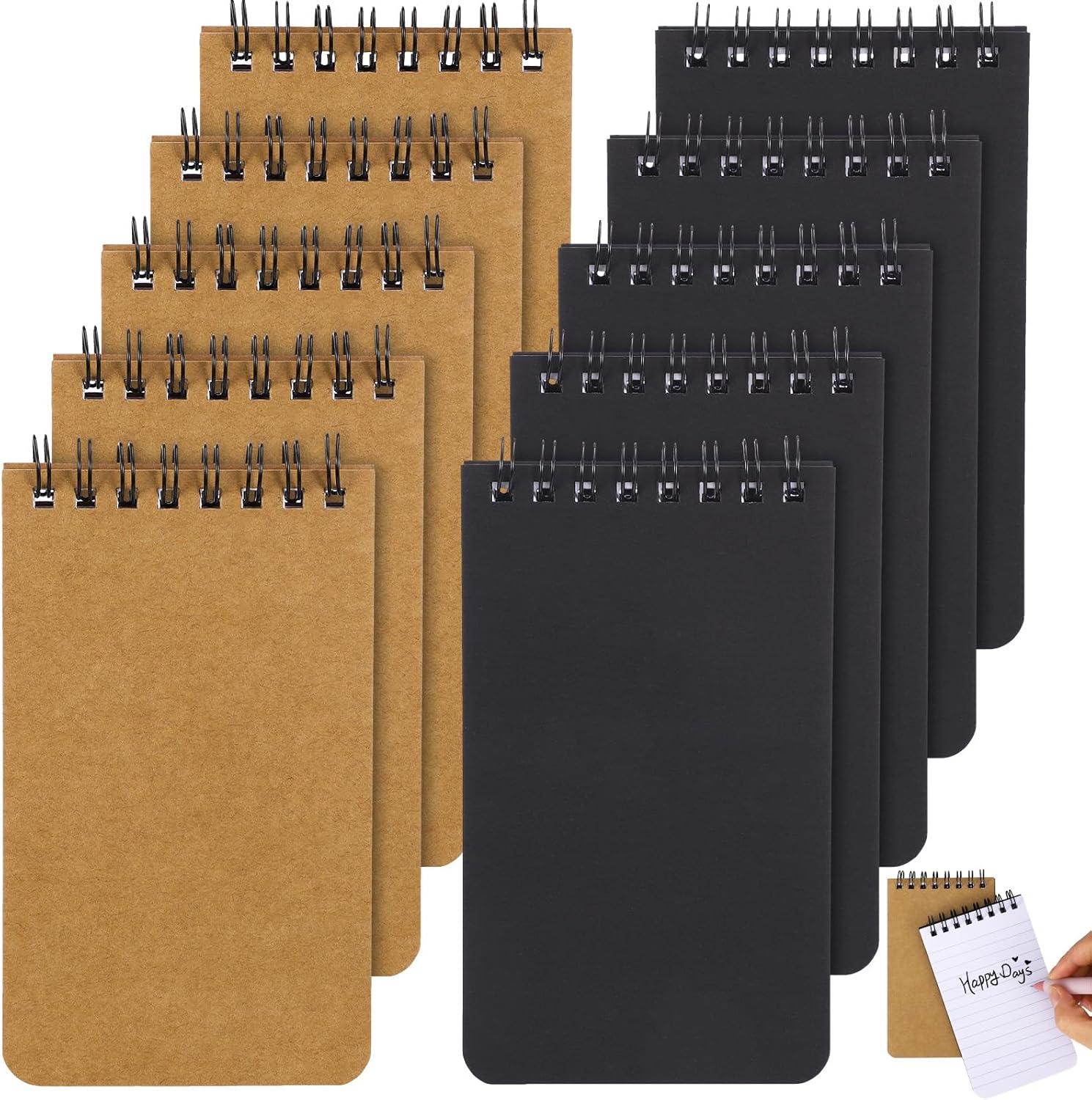 Pocket Notebook 10 Pack Mini Notebook A7 Notebooks Small Pocket Ruled Notepad