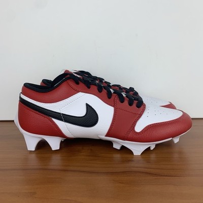Nike Air Jordan 1 Low TD Chicago Football Cleats Red FJ6245  display picture 1