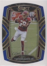 2020 Panini Select Club Level Blue Prizm Die-Cut Thomas Davis Sr #221 1b9b