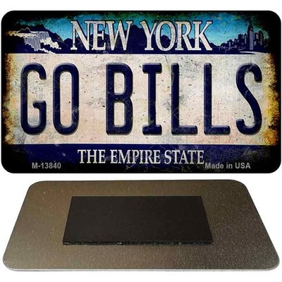 Go Bills New York Rusty Magnet Fridge Refrigerator Home Kitchen Decoration