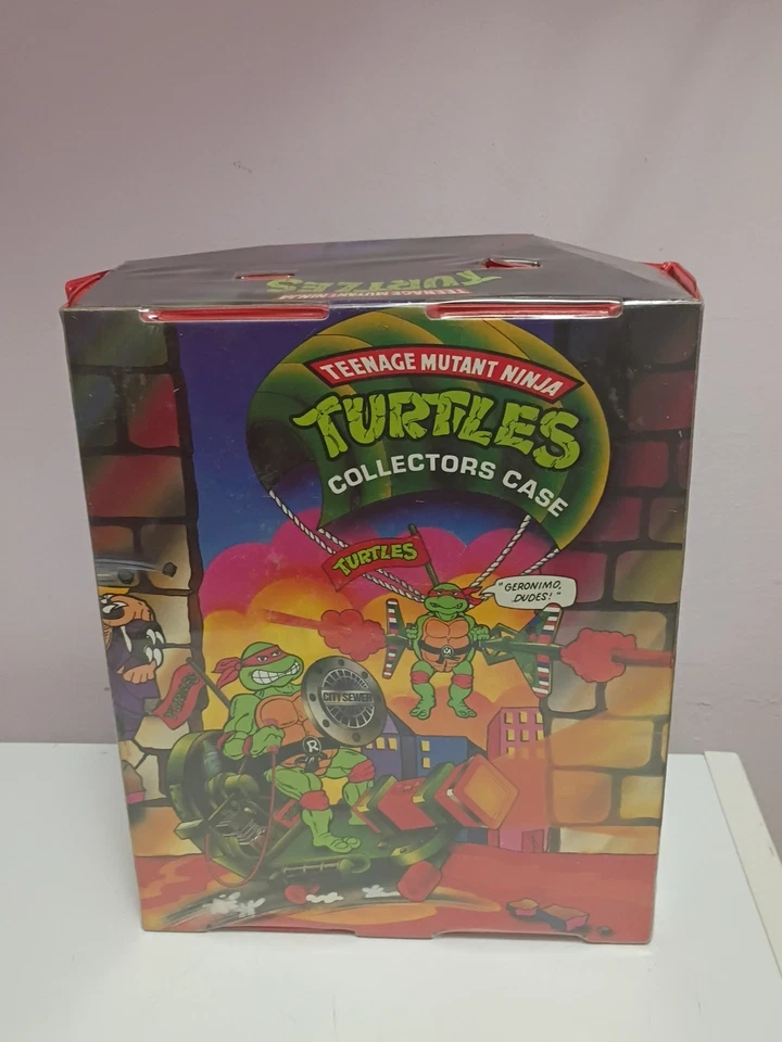 Estuche de colección Teenage Mutant Ninja Turtles TMNT 1988 - AMBAS bandejas interiores Foto 3 de 4
