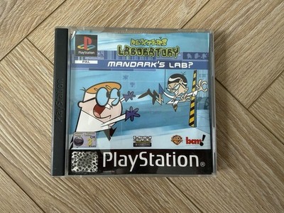 Dexter s Laboratory Mandarks Lab Sony PlayStation PS1 Black Label mit Handbuch