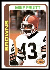 Mike Pruitt 1978 Topps #93 Browns FREE SHIPPING StackedPacks