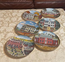 ( 6 PCs ) 10.75” Colonial Heritage Series Plates Robert Franke Ridgway England
