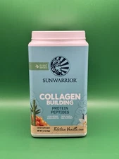 SunWarrior Collagen Building Protein Peptides Tahitian Vanilla 2.2lb Exp 10/26