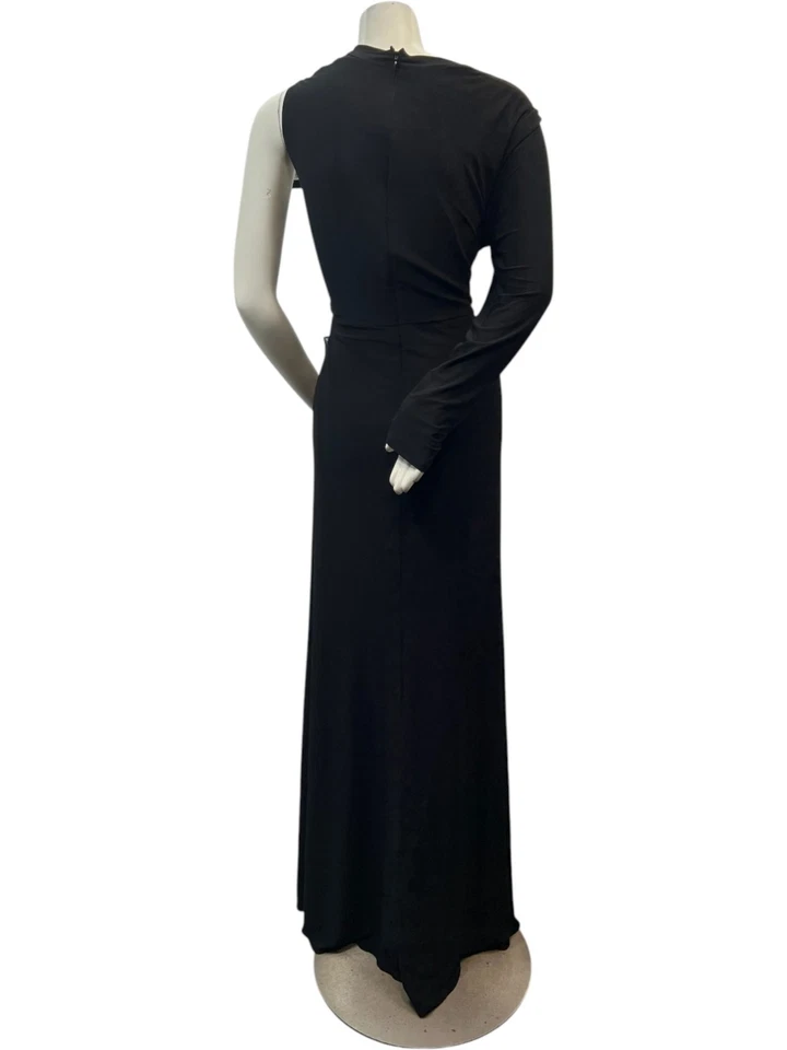 Besty Adam Dress Womens Plus Size 16W Black Long One Shoulder New - Image 2 of 4