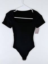 Auden Women's 4-Way Luxe Stretch Fully Lined Bodysuit Size SMALL