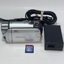 Canon FS20 Flash Memory 48X Advanced Zoom Compact Digital Video Camcorder READ