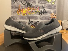 Scarpa da ginnastica uomo Skechers Dual Lite grigia slip on memory foam uk9 🔥🔥