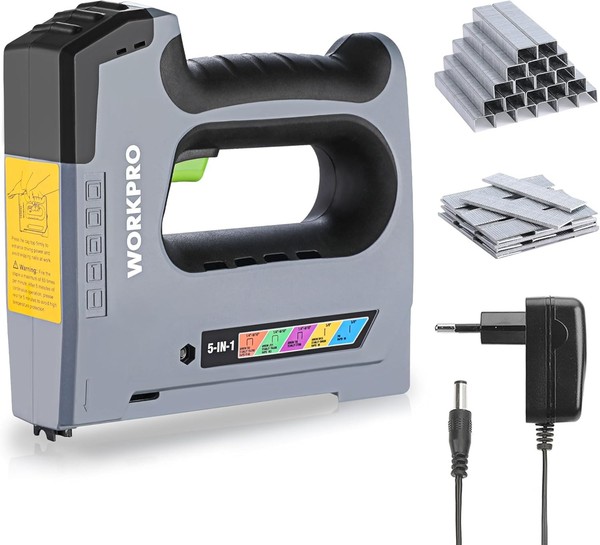 Elektrotacker 3,6V Akku Heavy Duty FüR MöBelbau Dekoration Tacker Nagelpistole-image